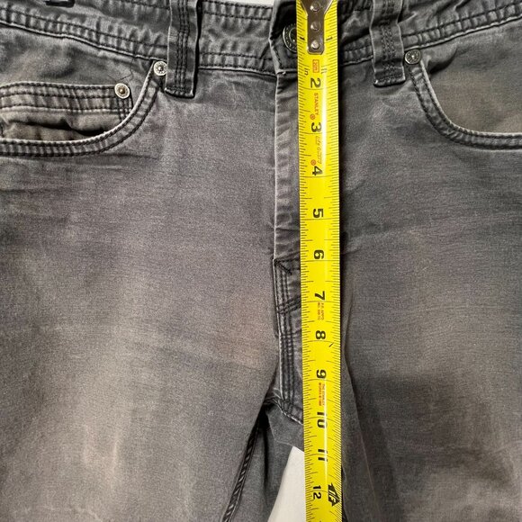 Prana Zion II Gray Slim Fit Jeans Utility Pocket 33x32 Stretch 124977 Hiking - Picture 13 of 13